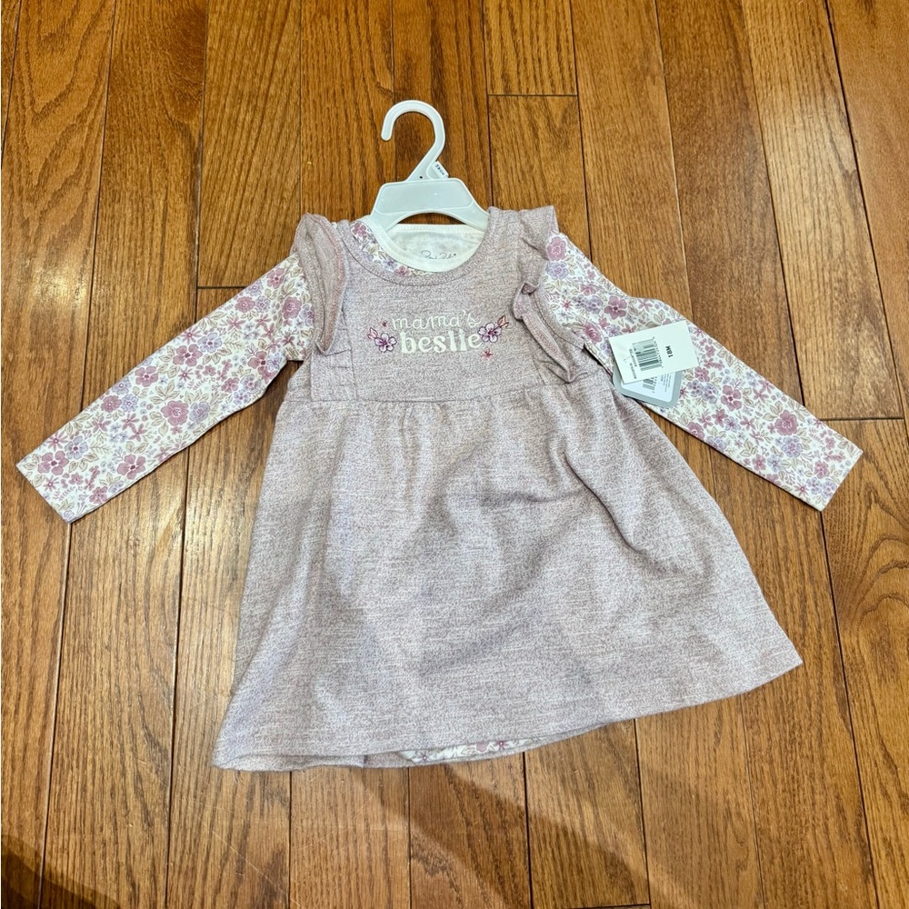 Rene Rofe Baby White and Pink Ensemble (18 Months) NWT
